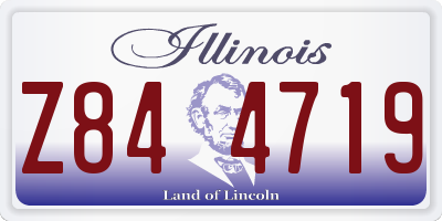 IL license plate Z844719