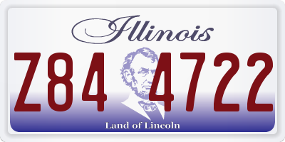 IL license plate Z844722