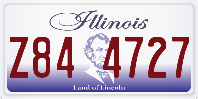 IL license plate Z844727