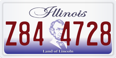 IL license plate Z844728
