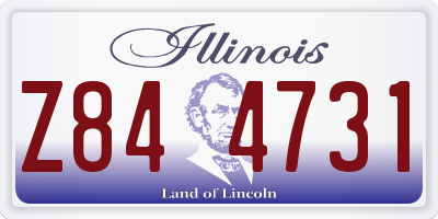 IL license plate Z844731