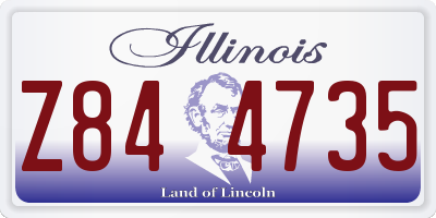 IL license plate Z844735