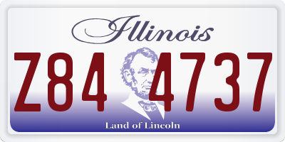IL license plate Z844737