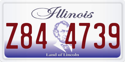 IL license plate Z844739