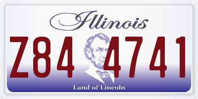 IL license plate Z844741