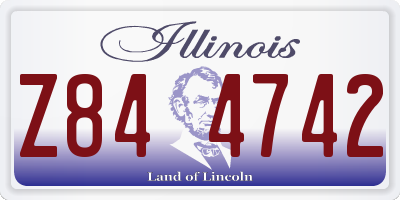 IL license plate Z844742