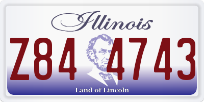 IL license plate Z844743