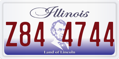 IL license plate Z844744