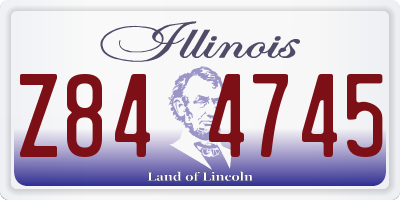 IL license plate Z844745