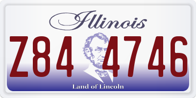 IL license plate Z844746