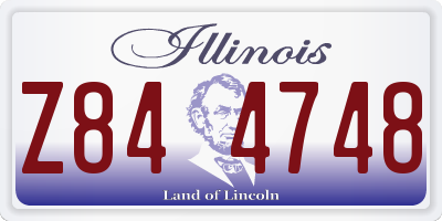 IL license plate Z844748