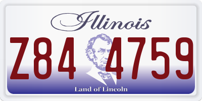 IL license plate Z844759