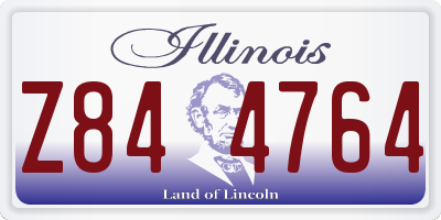 IL license plate Z844764