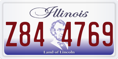IL license plate Z844769