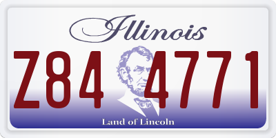 IL license plate Z844771
