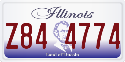 IL license plate Z844774