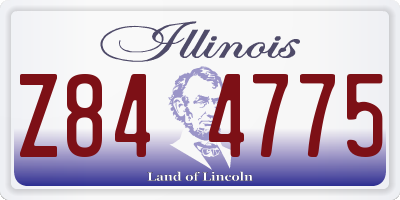 IL license plate Z844775