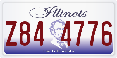 IL license plate Z844776