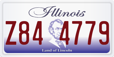 IL license plate Z844779