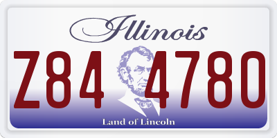 IL license plate Z844780