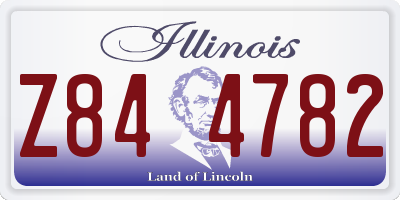 IL license plate Z844782