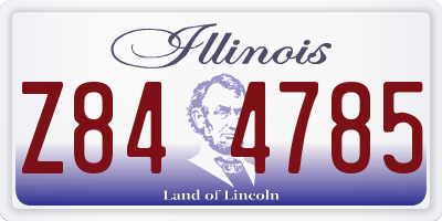 IL license plate Z844785