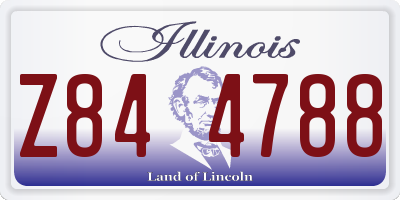 IL license plate Z844788