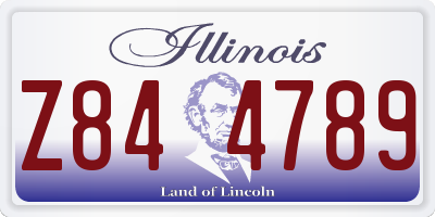 IL license plate Z844789