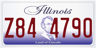IL license plate Z844790