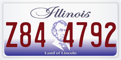 IL license plate Z844792