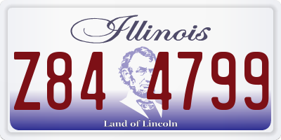 IL license plate Z844799