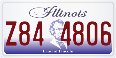 IL license plate Z844806