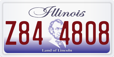IL license plate Z844808