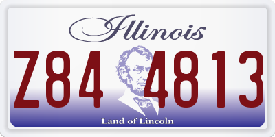 IL license plate Z844813