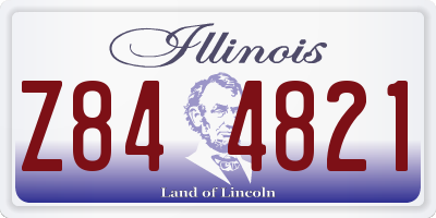 IL license plate Z844821