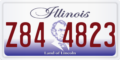 IL license plate Z844823