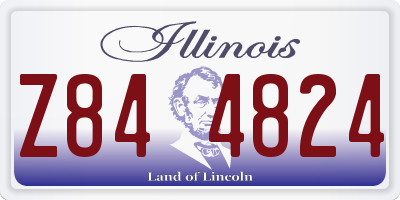 IL license plate Z844824
