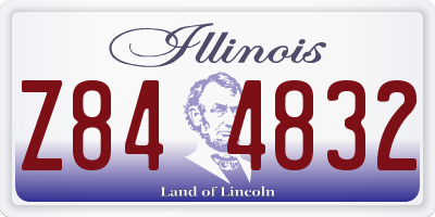 IL license plate Z844832