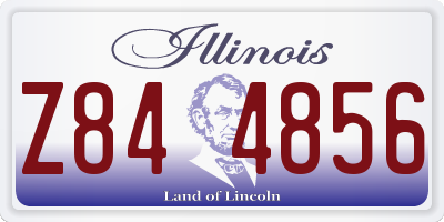 IL license plate Z844856