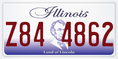 IL license plate Z844862
