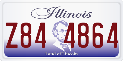 IL license plate Z844864