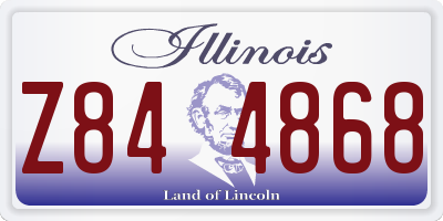 IL license plate Z844868