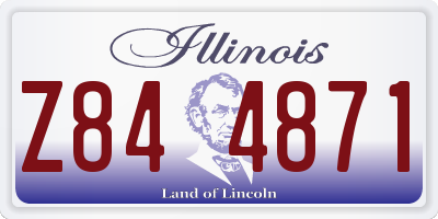 IL license plate Z844871