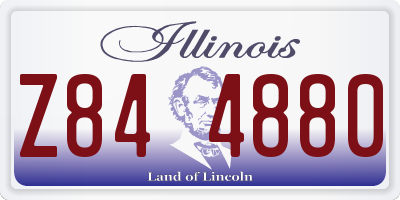 IL license plate Z844880