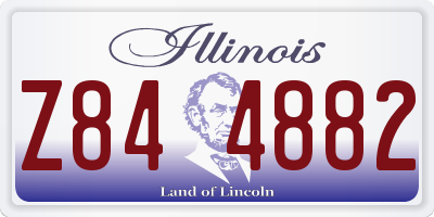 IL license plate Z844882
