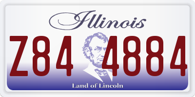 IL license plate Z844884