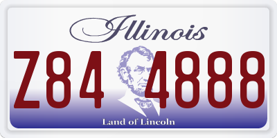 IL license plate Z844888