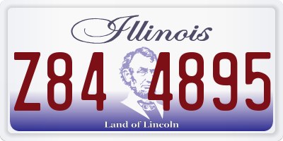 IL license plate Z844895
