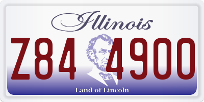 IL license plate Z844900