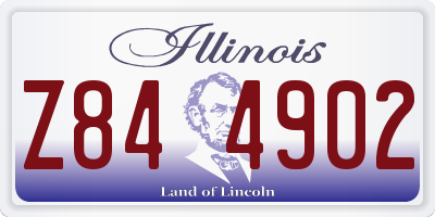 IL license plate Z844902